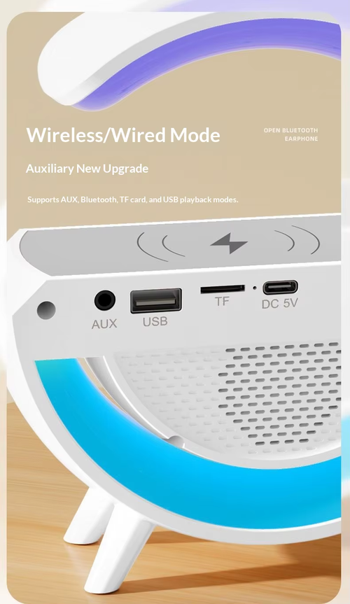 triple！Bluetooth Speaker, Power Bank, and Night Light