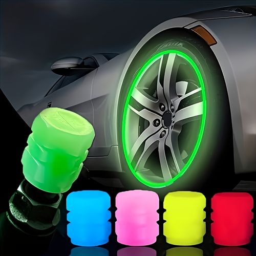Pack of 6 Luminous Valve Caps