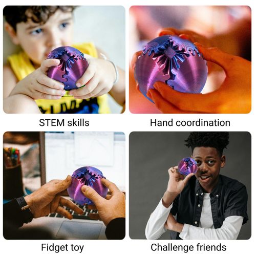 😍3D Printed Gear Ball🤞
