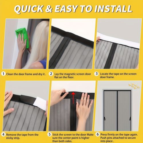 😍Mosquito Screen Door Curtain🤞