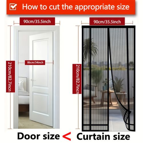 😍Mosquito Screen Door Curtain🤞