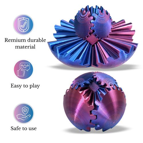 😍3D Printed Gear Ball🤞
