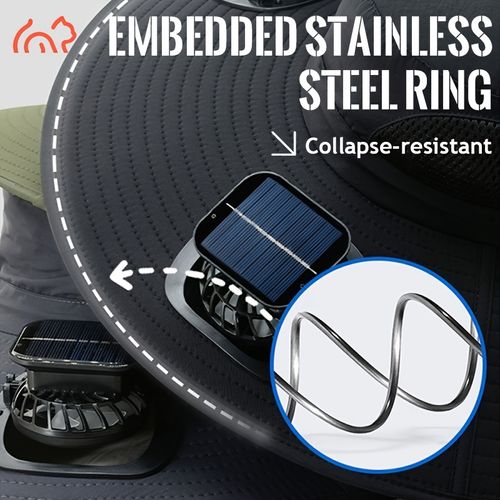 Outdoor Solar Fan Cap