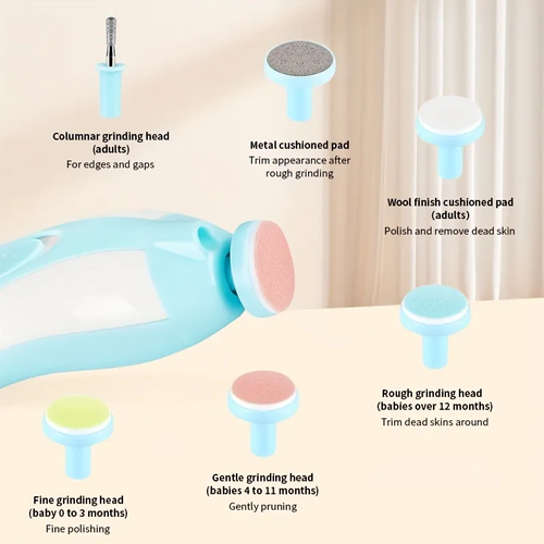 💥 Electric Baby Nail Trimmer Kit