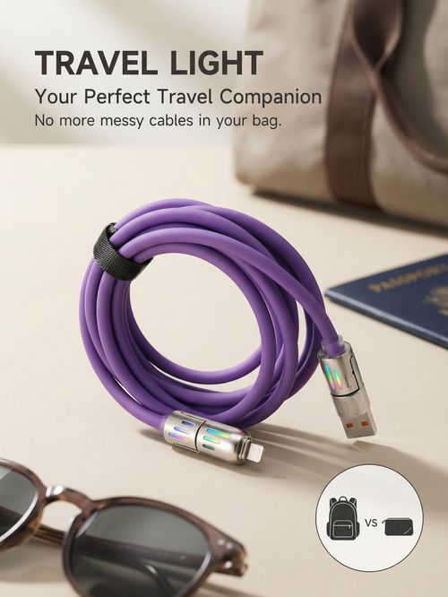 4-in-1 multi-function fast charging cable