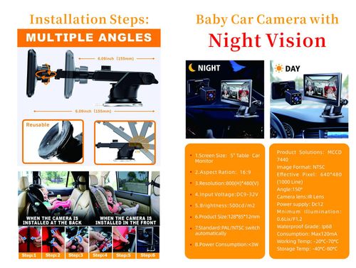 💥car baby mirror Monitor😍