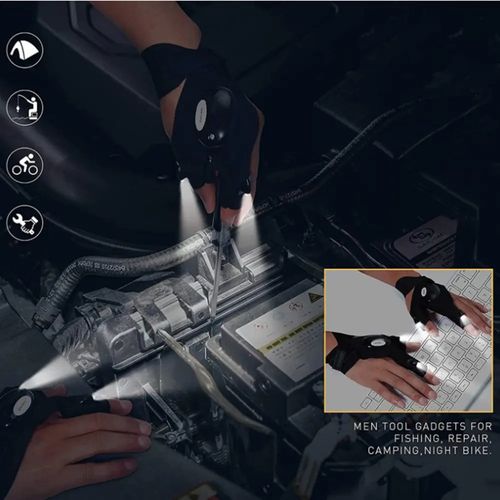 LED glove flashlight