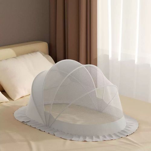 Portable Folding Breathable Crib Mosquito Net 128x65x55cm cm Baby Shade Bottomless