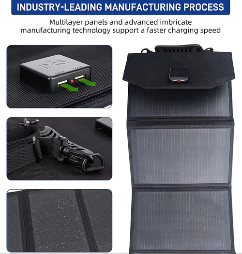 30W Portable Charger Solar Panel Waterproof Foldable Solar Panel USB Type-c Phone Charger Fast Charging0 Watts