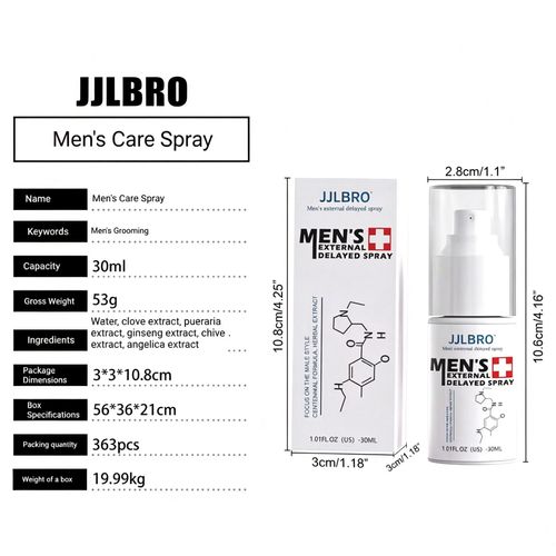Best-selling 30ml Men's Recovery Delay Spray, additive-free, for adult use, sexual enhancer for couples, boosts sexual performance