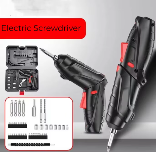 3.6V Rechargeable Electric Cordless Screwdriver Household Folding Lithium Powerful Drill Tools