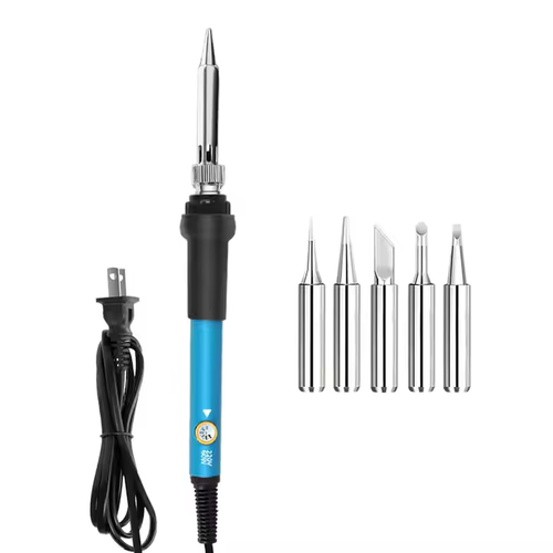 220V AC Soldering Iron Adjustable Temperature Welding Repair Tool Pen Set Circuit Board Soldering Iron 60w