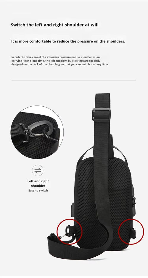 Anti-theft Crossbody Sling Bag with Password Lock（Cash on delivery is supported）