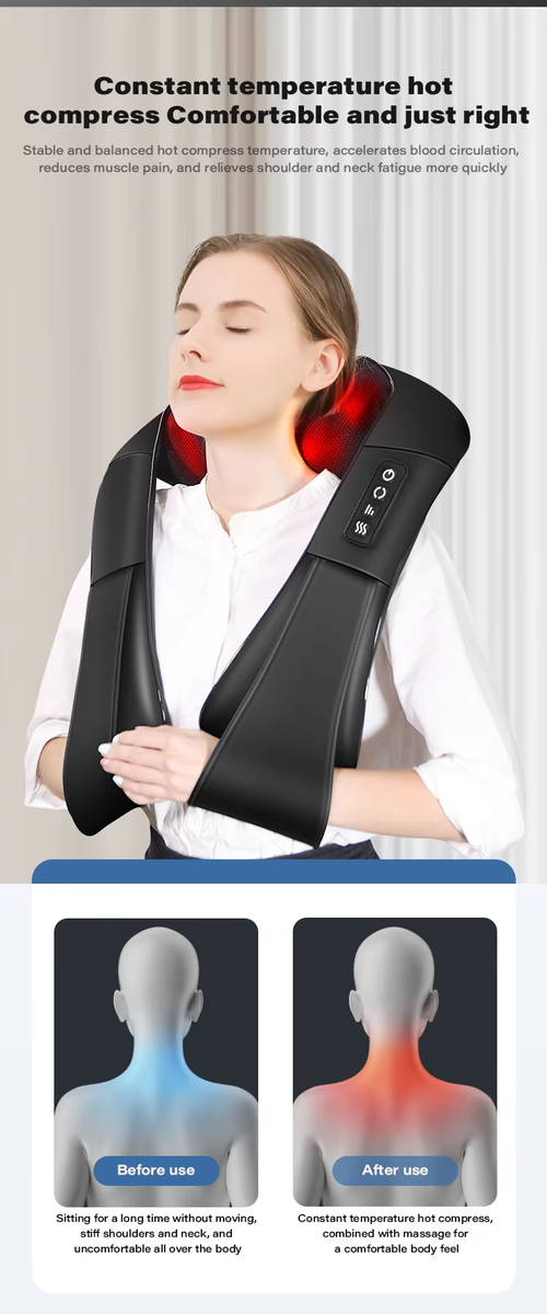 Electric Neck Shoulder Massager For Home Relax（Cash on delivery is supported）