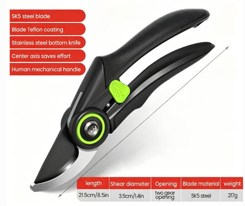 SK5 Steel Garden Pruning Shears for Plants（Cash on delivery is supported）