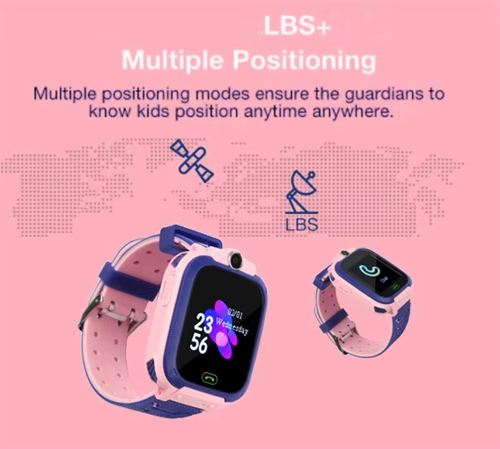 Safe Kids Smart Watch: Waterproof, SOS, GPS Tracking（Cash on delivery is supported）