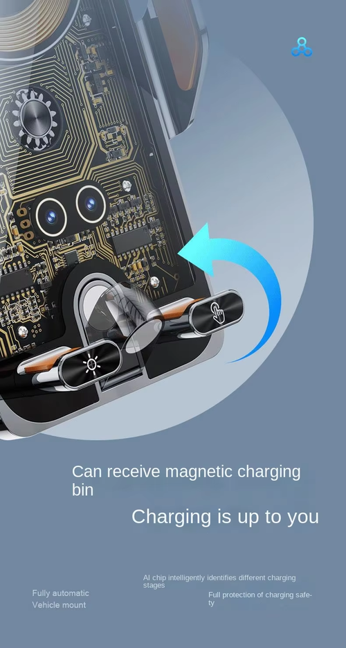 Super 66W Wireless Car Charger Magnetic Mount Auto Infrared Sensor（Cash on delivery is supported）