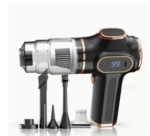 Wireless Handheld Vacuum Cleaner with Digital Display for Car and Home（Cash on delivery is supported）