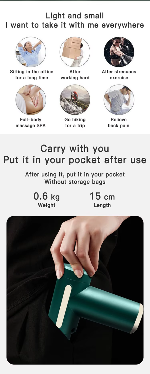 Four In One Electric Massage Gun（Cash on delivery is supported）