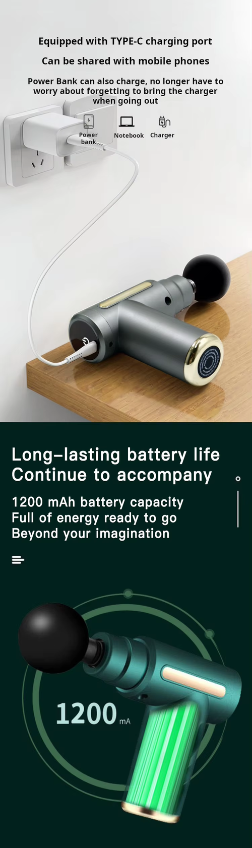 Four In One Electric Massage Gun（Cash on delivery is supported）