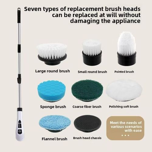 Portable Retractable Electric Cleaning Brush（Cash on delivery is supported）