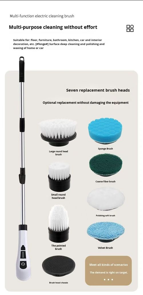 Portable Retractable Electric Cleaning Brush（Cash on delivery is supported）