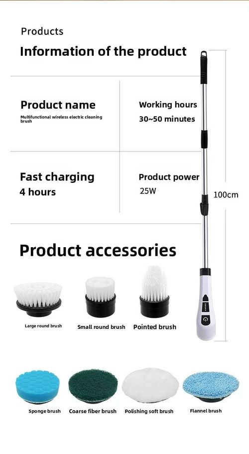 Portable Retractable Electric Cleaning Brush（Cash on delivery is supported）