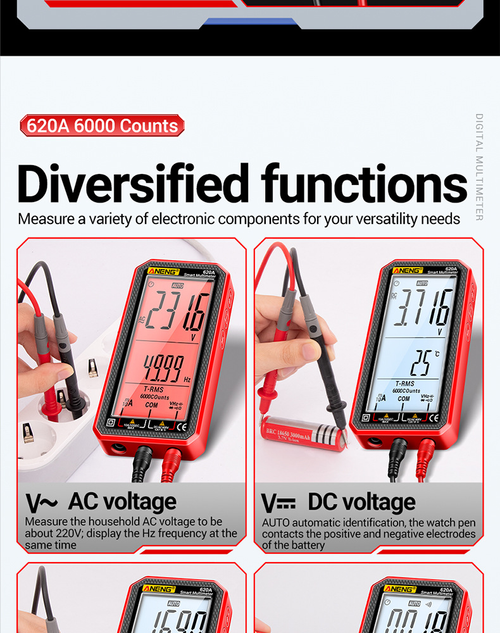 Large Screen Display Multimeter（Cash on delivery is supported）