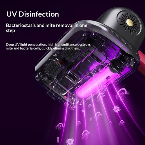 Cordless UV Mite Vacuum Cleaner Strong Suction Quiet for Home（Cash on delivery is supported）