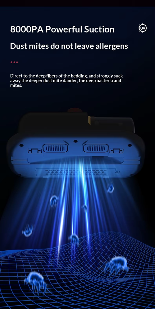 Cordless UV Mite Vacuum Cleaner Strong Suction Quiet for Home（Cash on delivery is supported）
