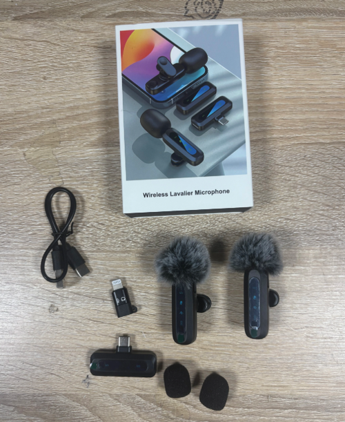 Wireless Lavalier Mic for Live Streaming and Outdoor Recording（Cash on delivery is supported）