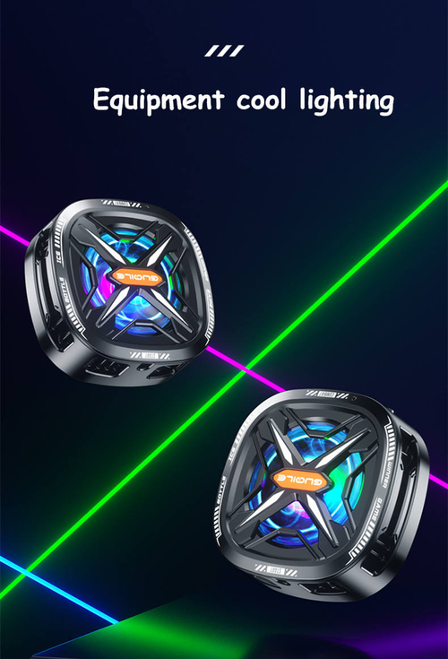 Phone Cooler 2 in 1 Magnetic Clip Semiconductor Digital Display（Cash on delivery is supported）