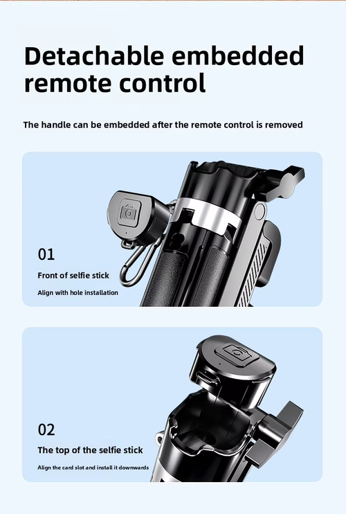 Portable Mini Bluetooth Selfie Stick Tripod for Live and Travel（Cash on delivery is supported）