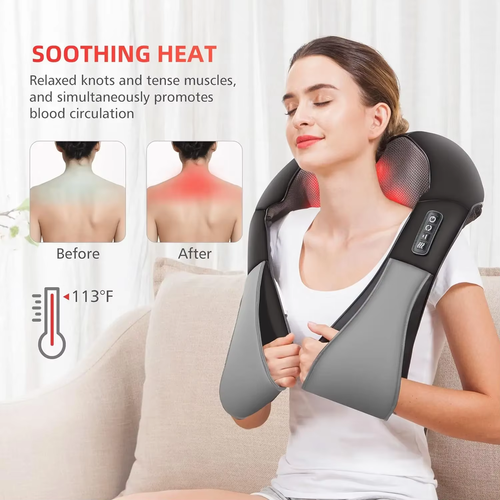Electric Neck Shoulder Kneading Massager Home Use（Cash on delivery is supported）