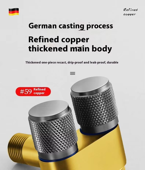 New All-Copper Bidet Sprayer Set, Dual Control 2-Way Outlet（Cash on delivery is supported）