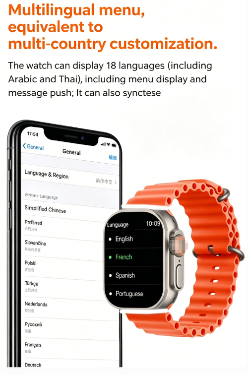 Ultra2 Smart Watch BP Heart Rate Bluetooth Sports Watch（Cash on delivery is supported）