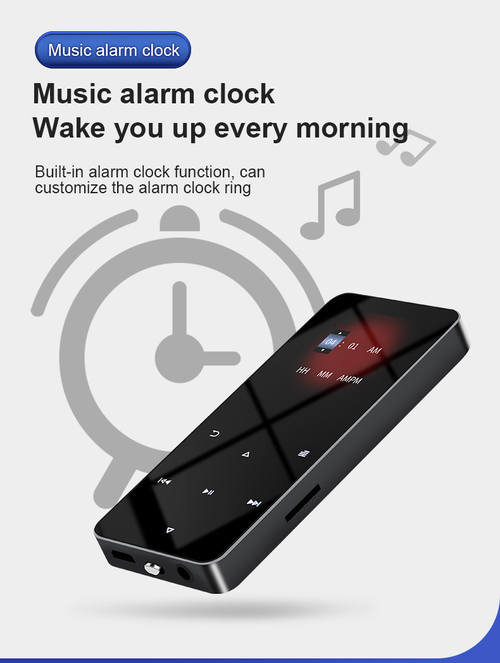 MP4 Music Player Bluetooth Touch Screen with Speaker（Cash on delivery is supported）
