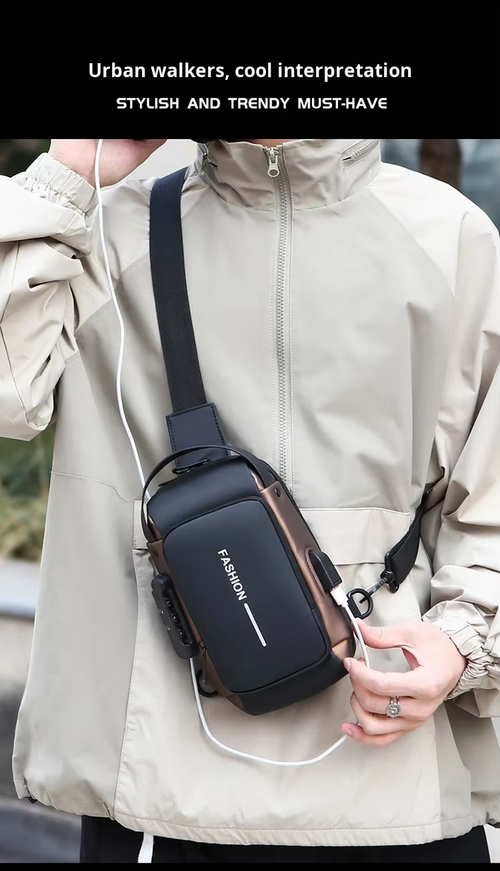 Anti-theft Crossbody Sling Bag with Password Lock（Cash on delivery is supported）