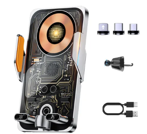 Car Wireless Charger Mount, 360 Adjustable（Cash on delivery is supported）