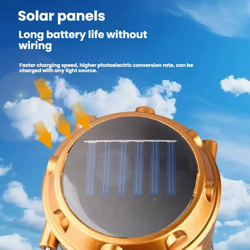 Multifunctional LED Light: Fan + USB Charging + Solar Power + Emergency Power Bank（Cash on delivery is supported）