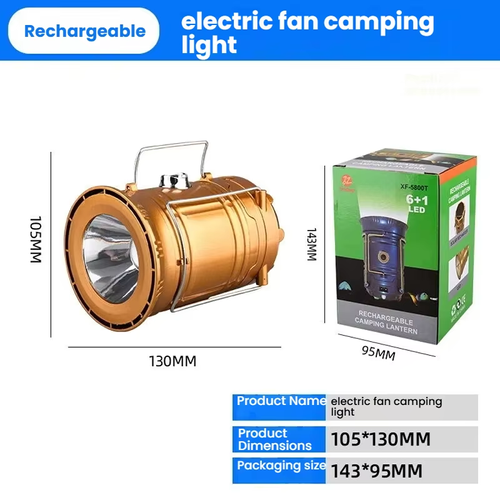 Multifunctional LED Light: Fan + USB Charging + Solar Power + Emergency Power Bank（Cash on delivery is supported）