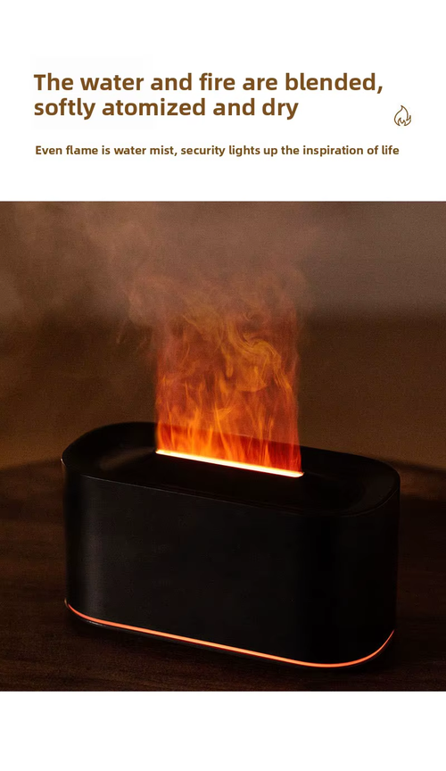 Flame Humidifier: Warm Glow, Fresh Air, Cozy Home（Cash on delivery is supported）