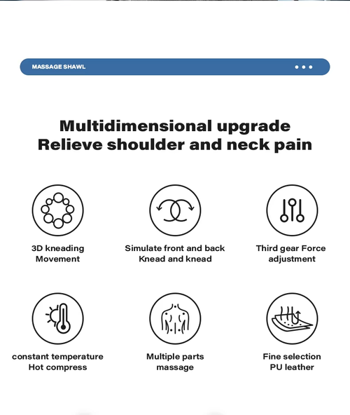 Electric Neck Shoulder Massager For Home Relax（Cash on delivery is supported）