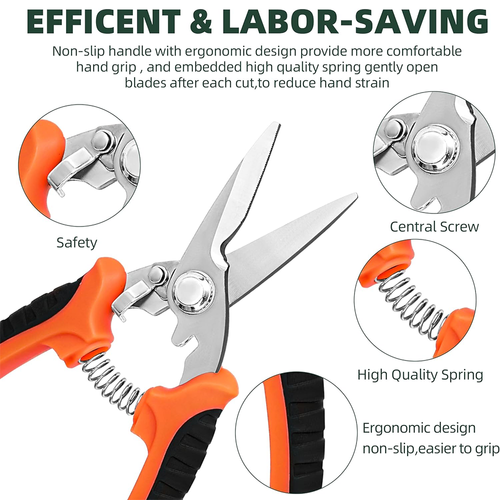 3 Piece Garden Pruning Shears Set Sharp and Durable（Cash on delivery is supported）