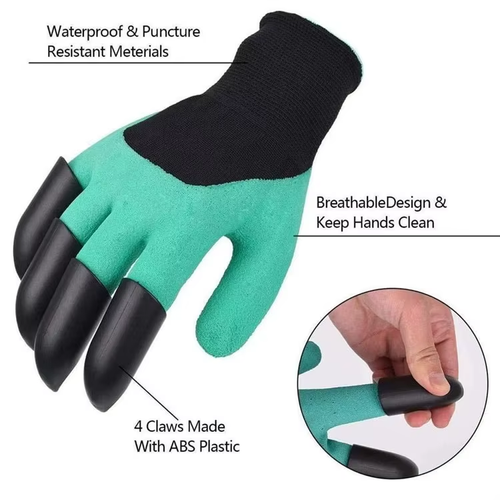 Garden Gloves with Claws 10 Pairs Set（Cash on delivery is supported）
