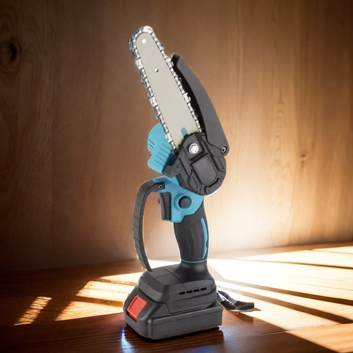 4 Inch Cordless Mini Chainsaw with Battery and Charger（Cash on delivery is supported）