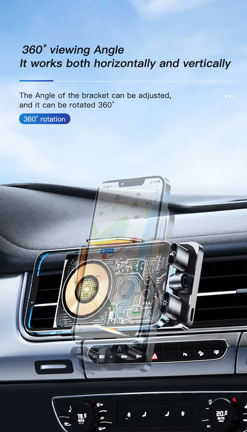 Car Wireless Charger Mount, 360 Adjustable（Cash on delivery is supported）