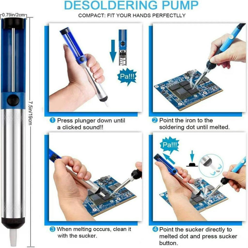 Adjustable Temperature Soldering Iron and Multimeter Repair Kit（Cash on delivery is supported）