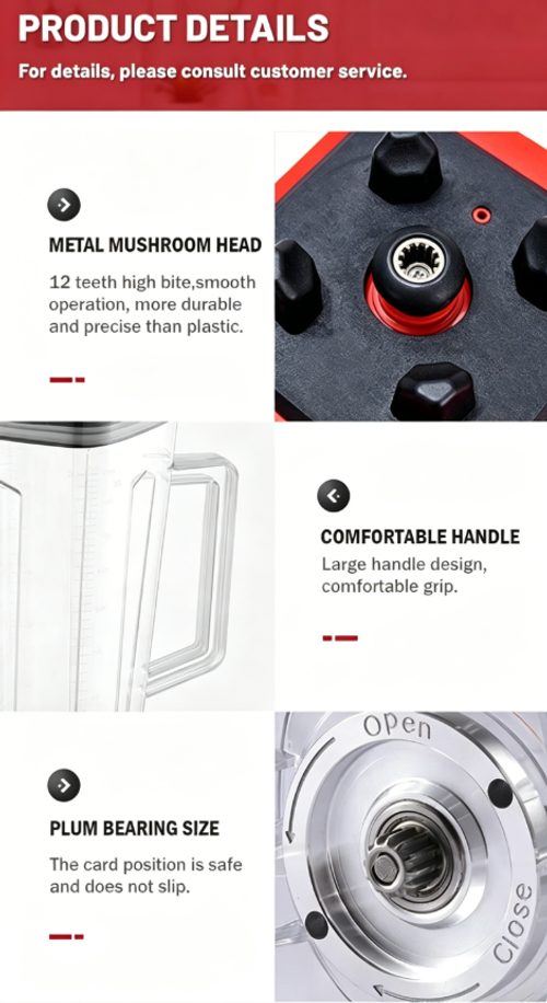 4500W Blender crushes ice and all local food fast（Cash on delivery is supported）