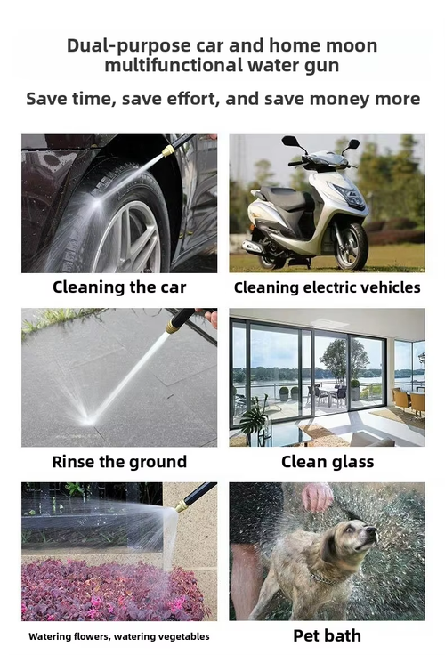 Power Pressure Wash Gun Car Home Use（Cash on delivery is supported）